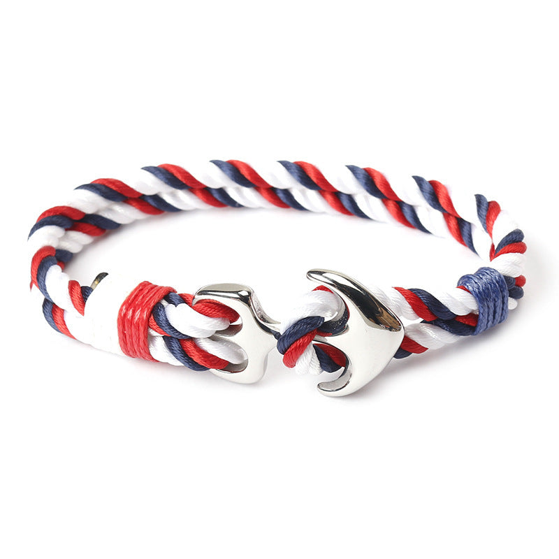 Bracelets Marin – Men’s Anchor Rope Bracelet for Everyday Casual & Sporty Wear
