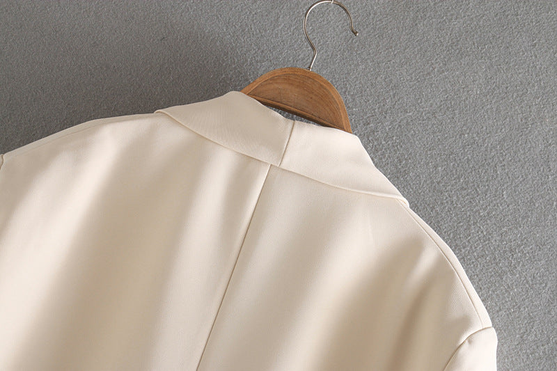 Chic One Button Women Blazer Jacket For Summer