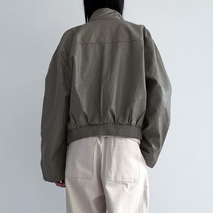 Oversized PU Leather Jacket – Women Street Style Outfits