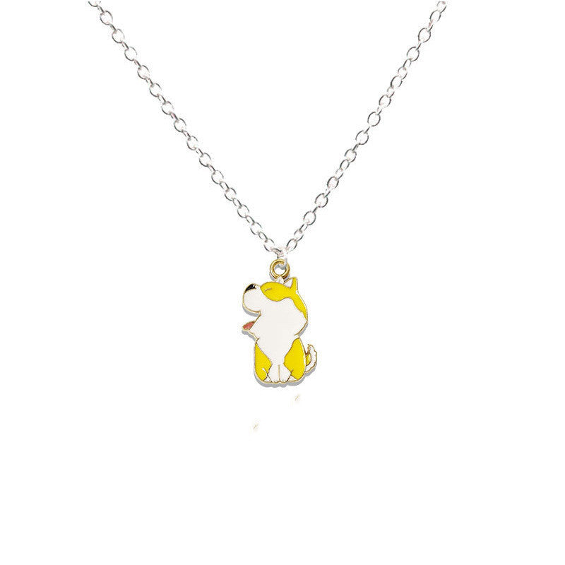 My Sweet Cat Dog Kitten Puppy Shaped Pendant Necklaces