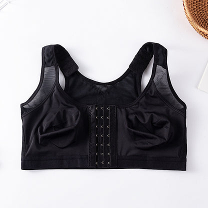 Front Closure Sports Bra – Vest Style & Customizable Fit
