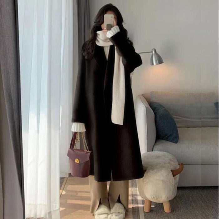 Double Breasted Long Jackets Elegant And Casual For Autumn Winter