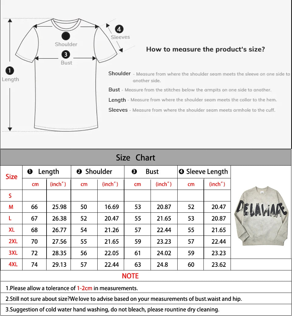 Men’s Graphic Crewneck Sweatshirt – Loose Cotton-Poly Pullover