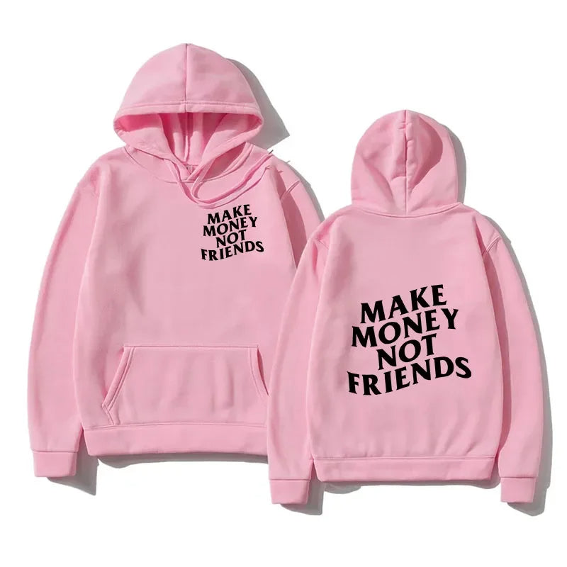 Funny "Need Money" Letter Print Hoodie – Oversized Sweatshirt for Men & Women, Casual Streetwear