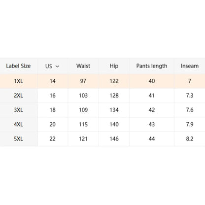 S 7xl Plus Size Breathable Straight Leg Cotton Women Shorts