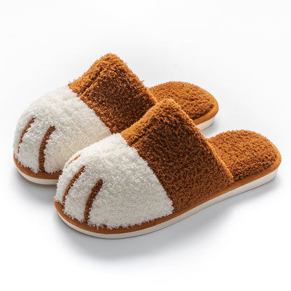 Women S Warm Plush Indoor Slippers Soft Anti Slip House Shoes For Autumn Winter