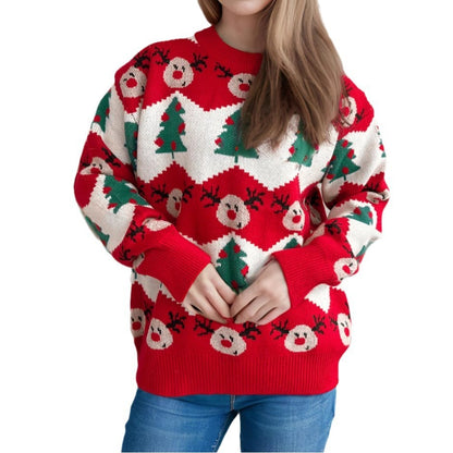 Christmas Casual Knitted Pullover – Cozy & Festive Vibes