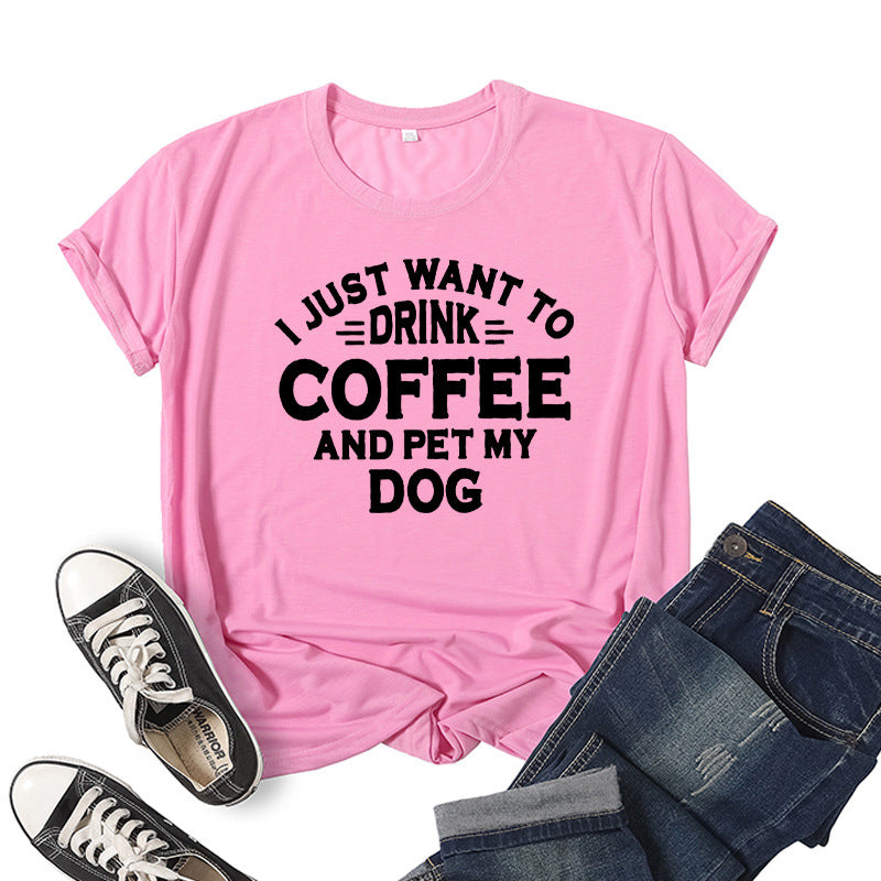 Rules For Monday Printed O Neck T Shirts For Women
