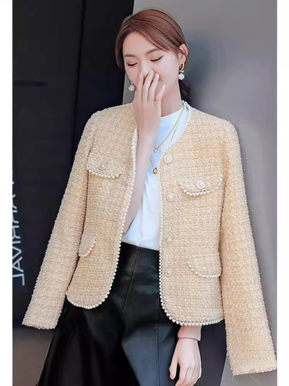 Chanel-Inspired Color-Blocked Coat – Coats for Women Elegant & Autumn Winter Outfits