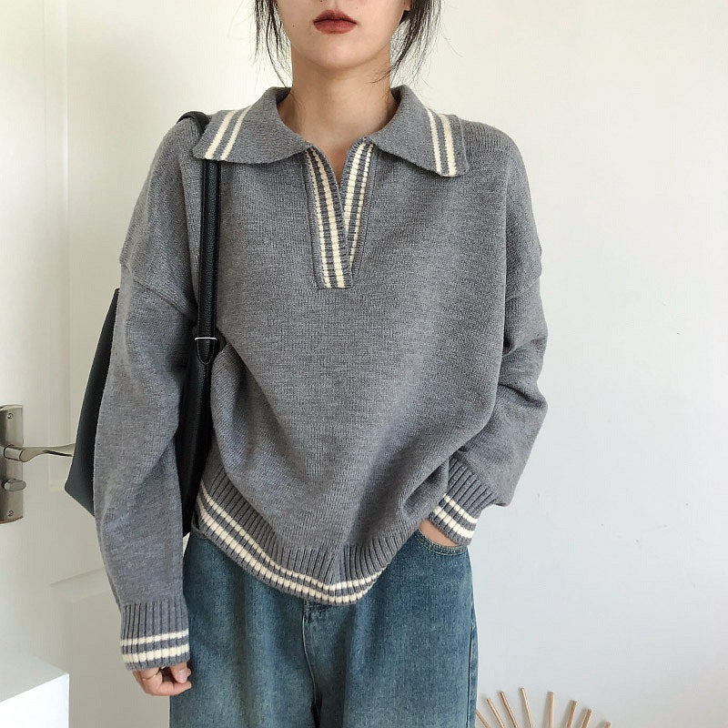 Effortless Elegance: Oversized Personalized Sweater for Women