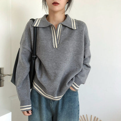 Effortless Elegance: Oversized Personalized Sweater for Women