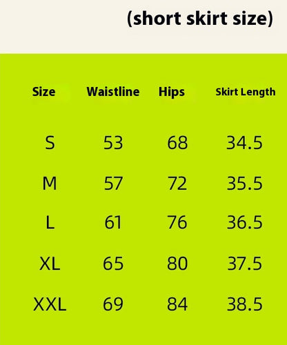 Skorts Quick Drying Fitness Skirt Built In Shorts Active Trend