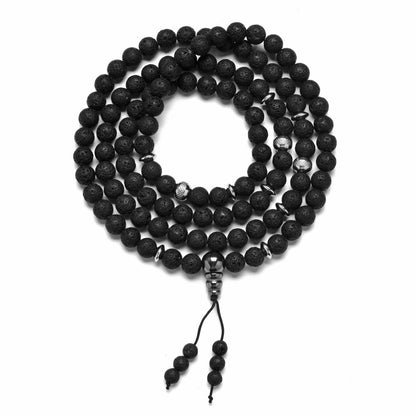 108 Beads Agate Bracelet – Unisex Spiritual Beaded Bracelet for Meditation & Everyday Wear
