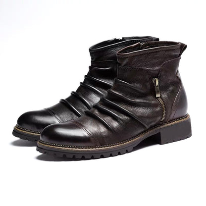 Chic European-Inspired Martin Boots for Women | PU Leather Street Style Boots