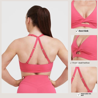 High-Grade Yoga Sports Bras – Shockproof Support & Stylish Design