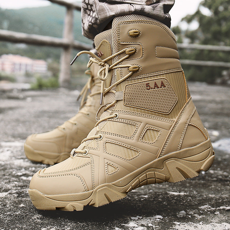 Men's Waterproof Military Combat Boots for Hiking Mountaineering & Outdoor Training