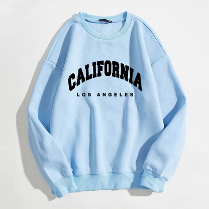 Womens California State Autumn Plush Sweatshirts