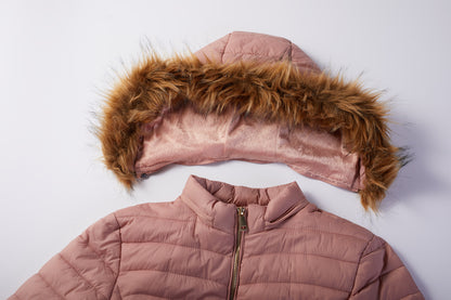 Fur Collar Cotton Puffer Jackets – Coats Outfits Women & Cozy Winter Style