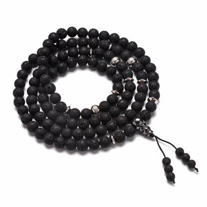 108 Beads Agate Bracelet – Unisex Spiritual Beaded Bracelet for Meditation & Everyday Wear