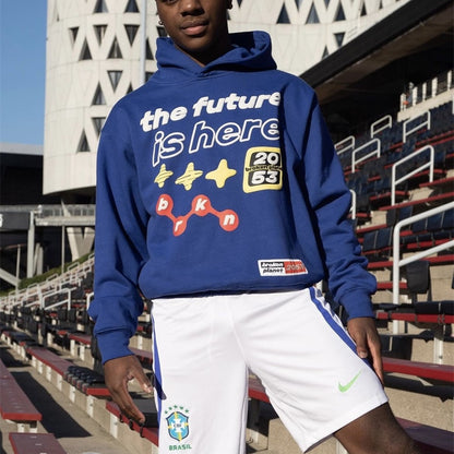 The Future Is Here Hoodie for Men – Creative Pullover