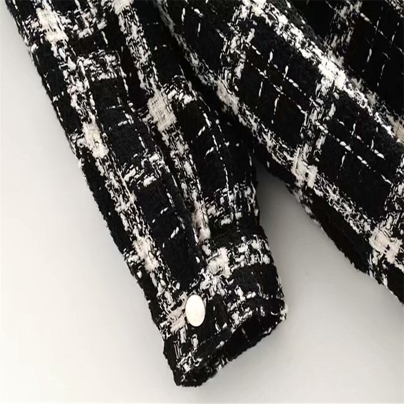 Multi Color Plaid Tweed Jackets