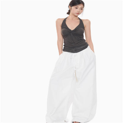 Sleek Backless Camisole Top – Slim-Fit Summer Outfit for Women