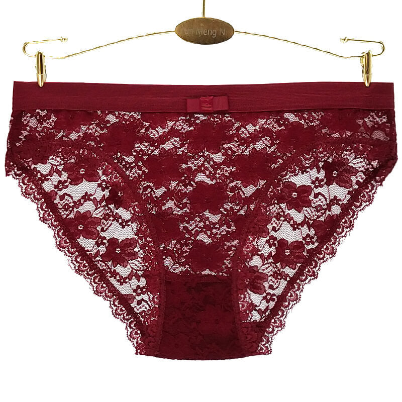 Leopard Print Low-Rise Panties – Lace Trim Ladies Briefs with Stretch & Everyday Comfort