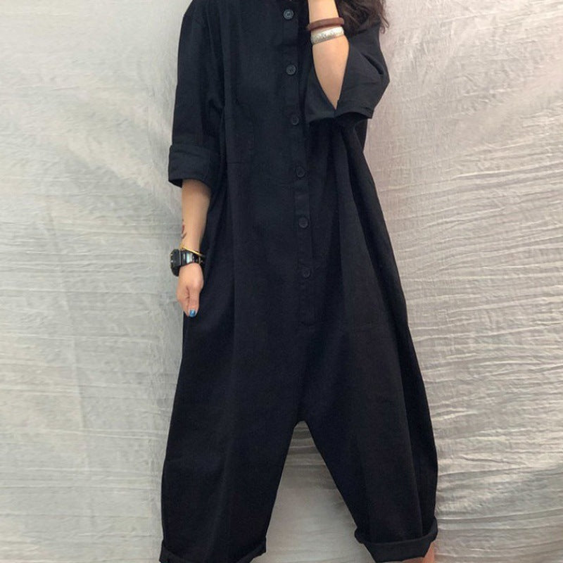 Women Loose Style Plus Size Jumpsuits