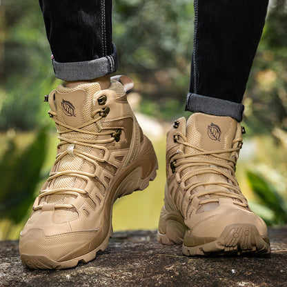 Men's Plus Size Outdoor Combat Boots | Waterproof Hiking, Camping & Cross-Country Tactical Boots