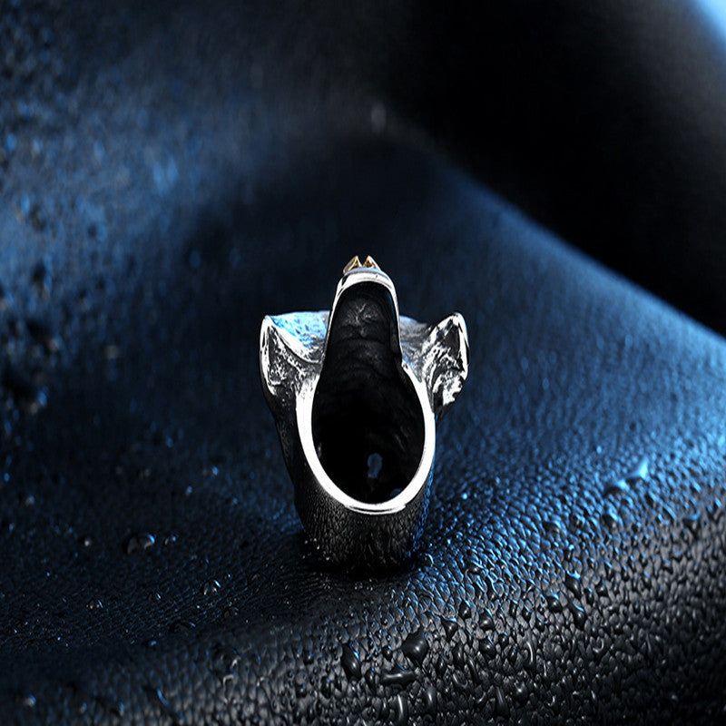 Cowboy Hat Creative Skull Ring