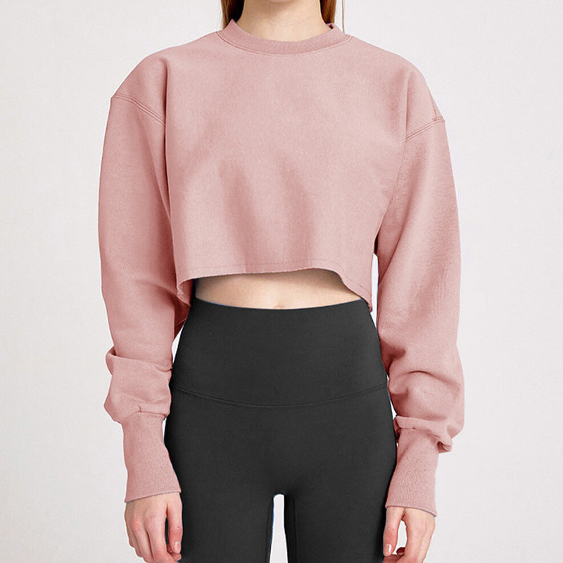 Cropped Sport Fitness Top – Streetwear & Gym Outfit for Women