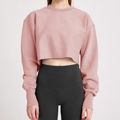 Cropped Sport Fitness Top – Streetwear & Gym Outfit for Women