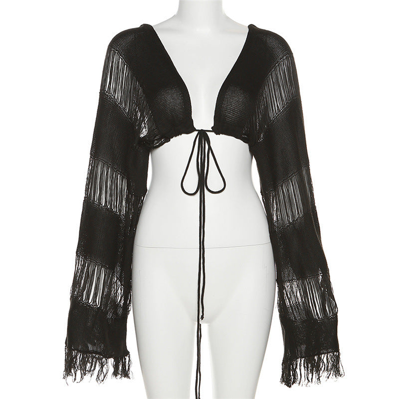 High Waist Short Skirt & Long Sleeve Top Two-Piece Outfit Set | Versatile Style 2025 Aesthetic