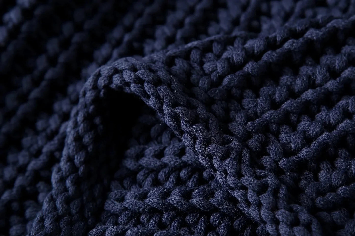 Modern Heritage: Chic PU-Collar Loose Knit Cardigan