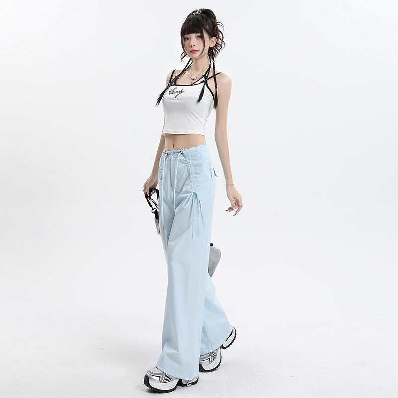 Baggy Wide Leg Women Cargo Pants