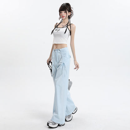 Baggy Wide Leg Women Cargo Pants