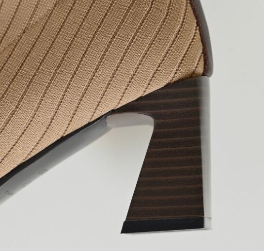 ChicSock Knitted High Heel Boots