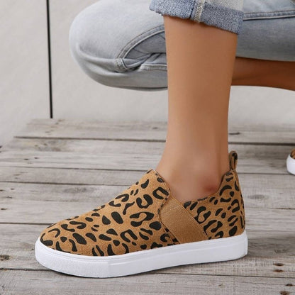 Womens Big Size Leopard Pattern Summer Shoes