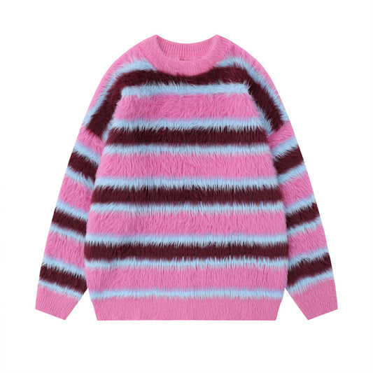 Women’s Round-Neck Fleece Sweater – Lightweight Nylon Pullover