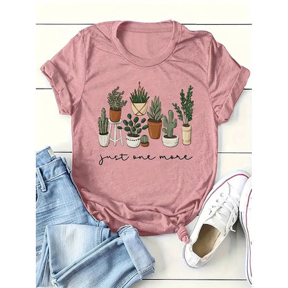 Just One More Potted Plant Gardening T-Shirt