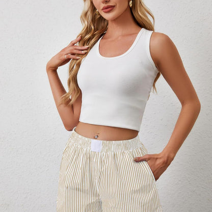 Fashion Casual Striped Shorts – Vibrant Summer Streetwear