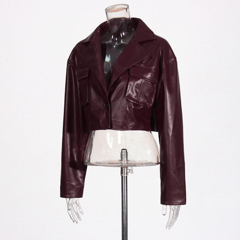 Womens Loose Style Cropped Jackets