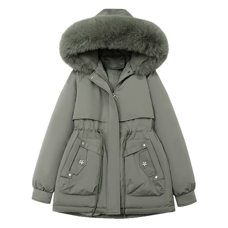 New Thick Glossy Puffer Padded Down Coat For Women