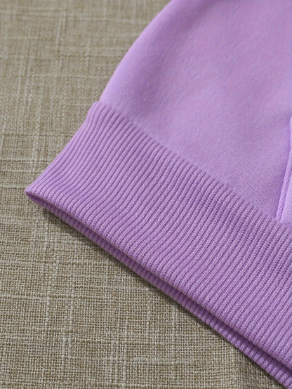 Plus Size CRAZY Print Hoodie – Women’s Casual Pullover Sweatshirt with Kangaroo Pocket for Fall/Winter