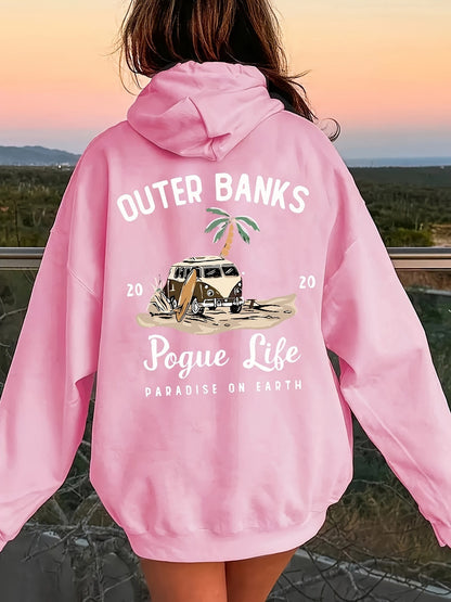 Womens Outer Banks Pogue Life Funny Autumn Winter Hoodies