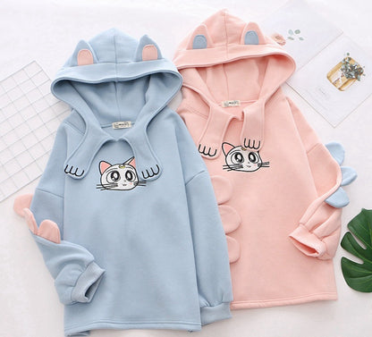 Merry Pretty Women's Cotton Hoodie – Cozy & Stylish Pullover Sweatshirt