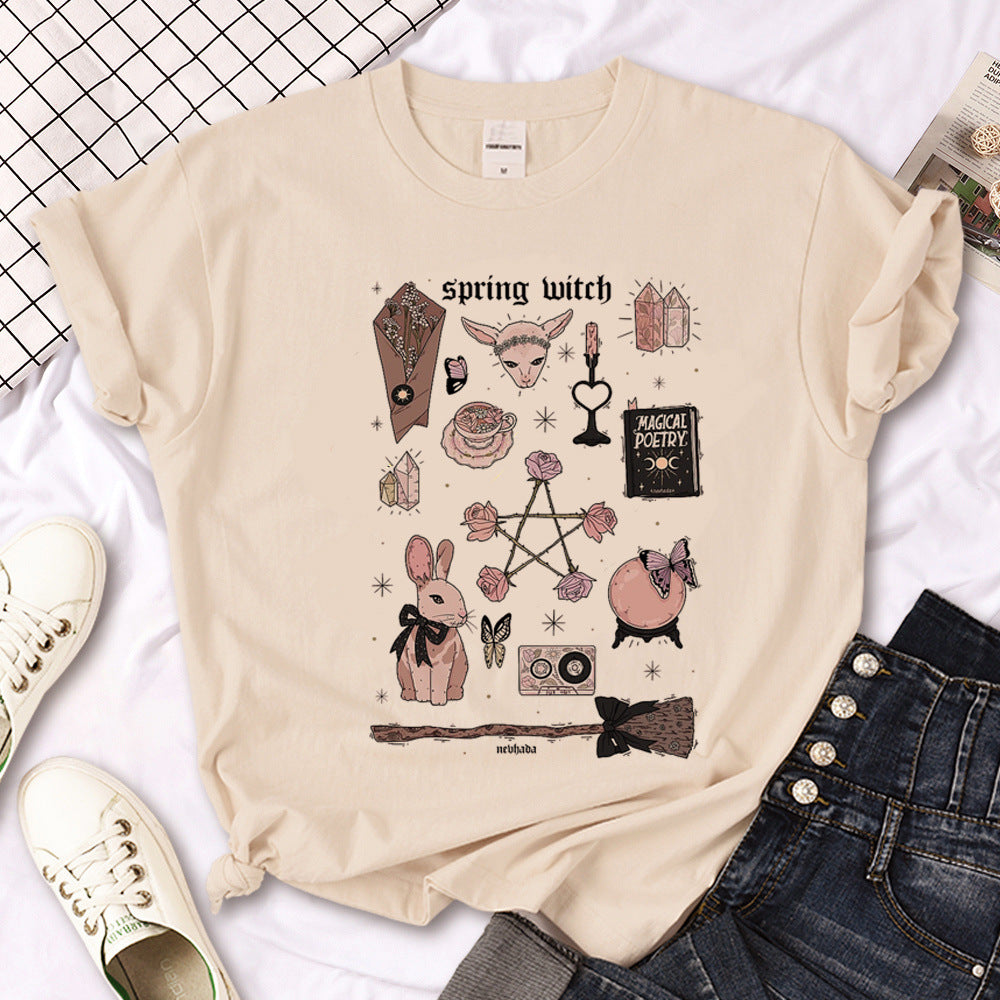 Peoplemover New Graphic Women Casual Summer T Shirts