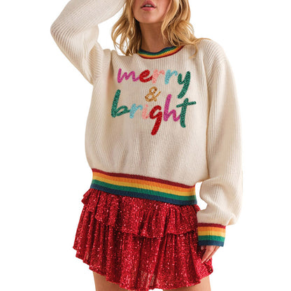 Women’s Casual Pullover Round Neck Long Sleeve Top