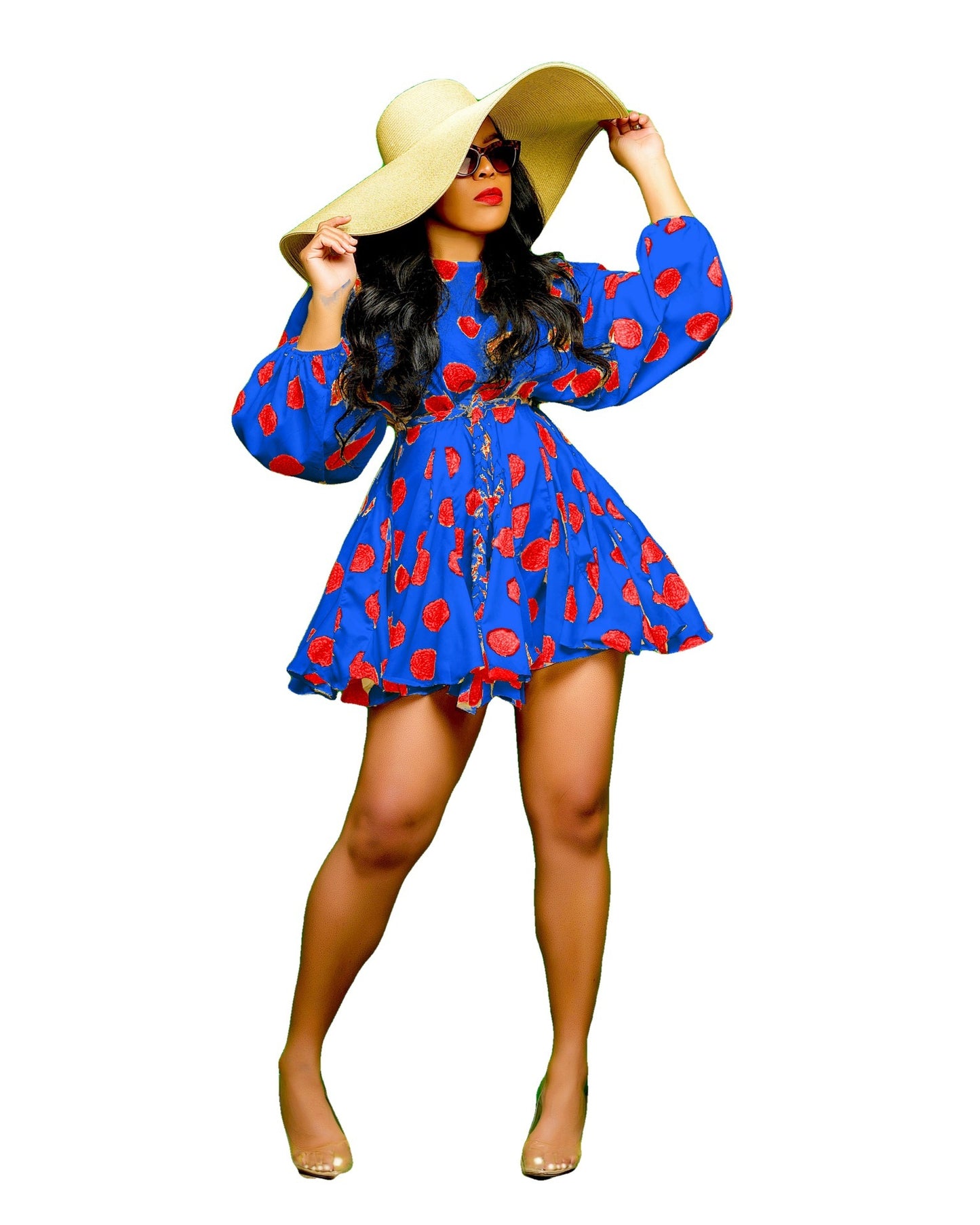 Floral Chiffon Bodycon Dress | Short Swing Dress & Elegant Party Outfit for Women