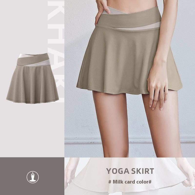 Skorts Quick Drying Fitness Skirt Built In Shorts Active Trend